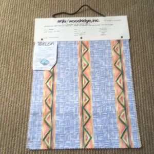 Teflon Covered Decorative Fabric. 4 Pcs. 12x14 eac